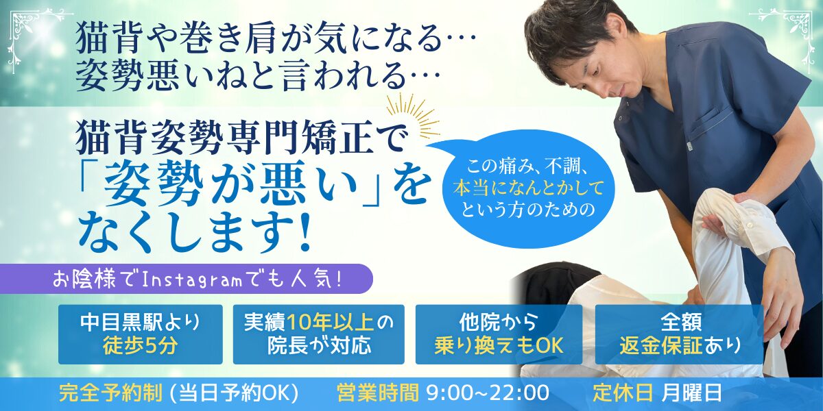 整体Se-bone LAND 中目黒 肩こり 腰痛 頭痛 姿勢 骨盤 目黒区 都内 東京 膝痛 脊柱管狭窄症 ヘルニア 捻挫 歪み 個室 根本治療